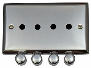 Placa de atenuación de 4 velocidades cromo pulido espectro G&H SC14-PK solo inc perillas de atenuación - Imagen 1 de 1