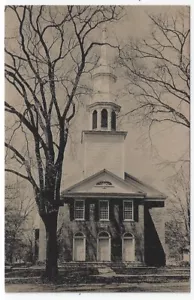 Cornwall, Connecticut, Vintage Postcard View of First Church of Christ - Picture 1 of 2