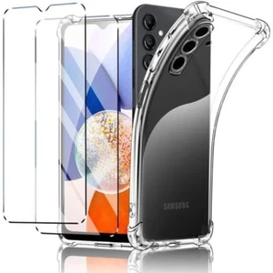Coque Antichoc Coins Renforcés pour Samsung Galaxy A14 4G/5G + 2 Verre Trempé - Zdjęcie 1 z 8