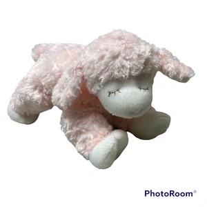 Baby Gund Winky Plush Rattle Stuffed Animal Pink Lamb Lamby Sheep Lovey 58131 - Picture 1 of 9