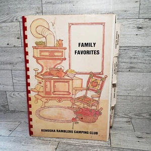 Family Favorites Kenosha Ramblers Camping Club Cookbook Recipes Kenosha WI 1982 - Picture 1 of 10