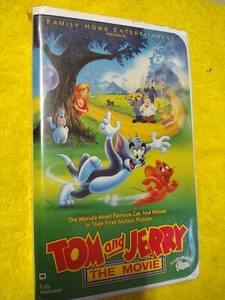 Tom and Jerry The Movie VHS 1993 Animation Comedy Family Vintage Clamshell - Picture 1 of 3