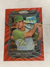 2023 Panini Prizm Ruby Wave Tony La Russa #291 Athletics