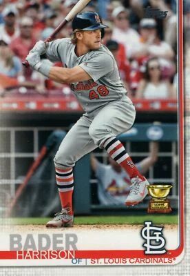 #97 Harrison Bader St Louis Cardinals 2019 Topps Series 1 Baseball Card DAY - Image 1 of 2