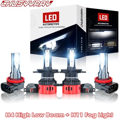 Faros antiniebla LED blancos para Toyota Yaris Core Sedán 4 puertas 2006-2019 Foto 1 de 4