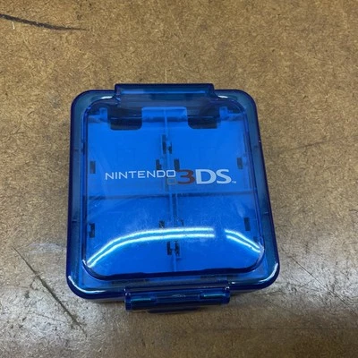 Estuche de Juego Compacto Nintendo DS 3DS 2DS Azul Transparente Almacenamiento 16 Tarjetas Paquete de Viaje Foto 1 de 3