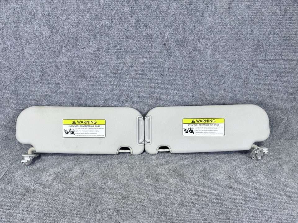 2013-2017 Hyundai Elantra GT Sun Visor Set Pair LH RH Driver Passenger Gray OEM - Image 1 of 4