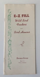 1950s E-Z Fill Bird Feeders Bird Houses Catalog Studio Guild Paoli Indiana - Picture 1 of 4