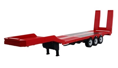 TIEFLADER-SATTELAUFLIEGER DREIACHSER FÜR SCANIA 1:18 22717 ROT AMEWI 22742 - Bild 1 von 4