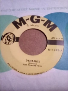 UNCOMMON JAZZ 45/Jon TILMANS TRIO on MGM Dynamite - Picture 1 of 1