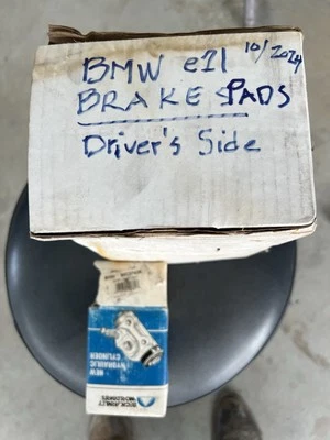 Задний левый цилиндр колеса BMW E21 320i (1977-1983) вместе с обувью - Изображение 1 из 2