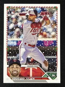 Topps Holiday #H69 2023 Edouard Julien radiocontrol novato Minnesota Twins - Imagen 1 de 2