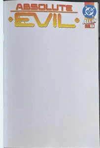 Absolute Evil #1 (One-Shot) (2025) Cover Cover G Blanko Card Stock Variant - Bild 1 von 2