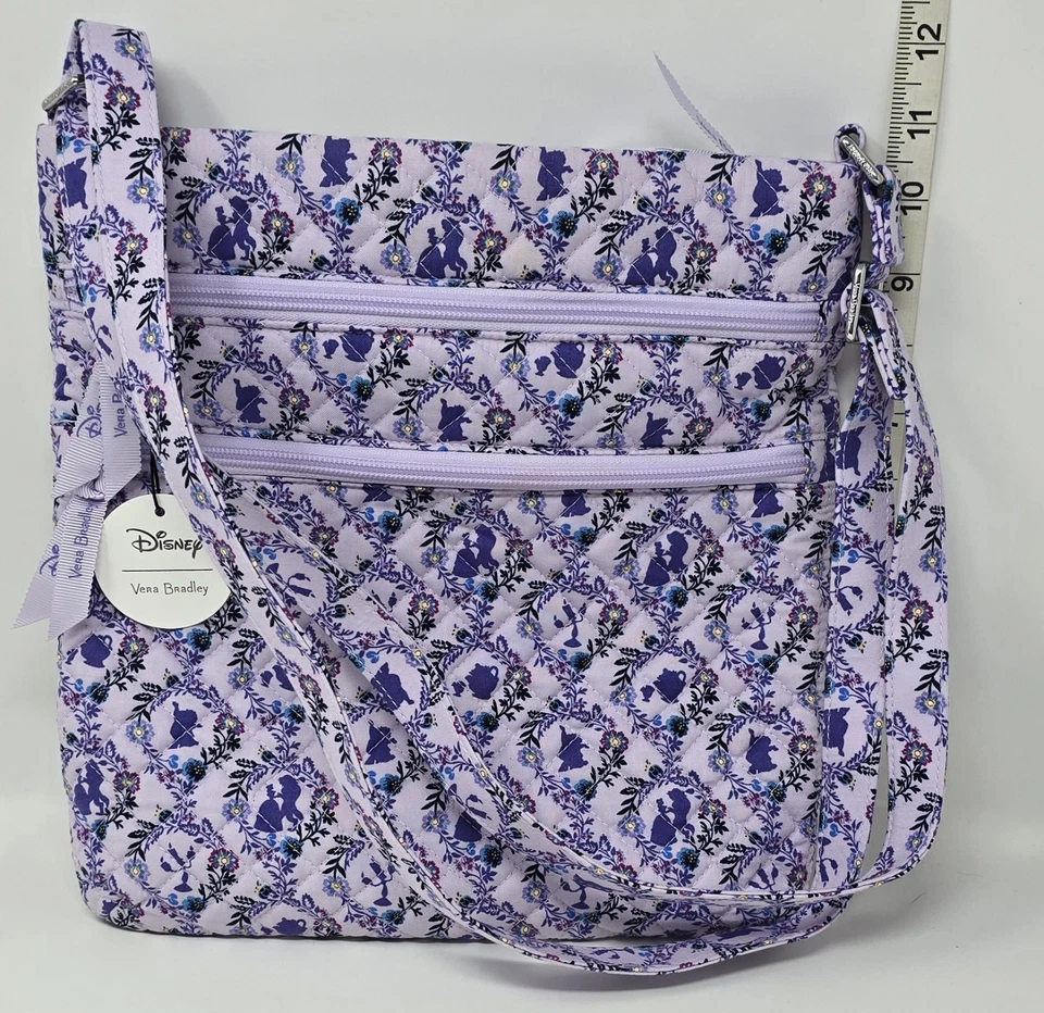NWT Vera Bradley Disney Beauty And The Beast Crossbody Quilted Bag  - Image 1 of 4