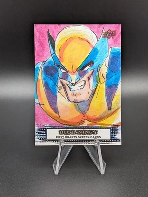 Marvel Beginnings Vol. 2023 Boceto de Wolverine serie 2 1/1 de Rubenstein  Foto 1 de 3