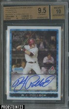 2009 Bowman Chrome X-Fractor A.J. Pollock RC Rookie /225 BGS 9.5 w/ 10 AUTO