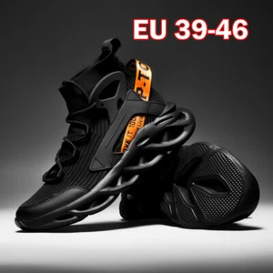 Moda Para hombres Suela de Hoja Zapatos Deportivos Con Cordones Tenis Antideslizantes Zapatos Atléticos - Imagen 1 de 50