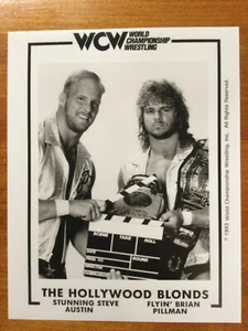 Wcw wrestling THE HOLLYWOOD BLONDS austin pillman 8x10 art print photo ecw wwe - Picture 1 of 2
