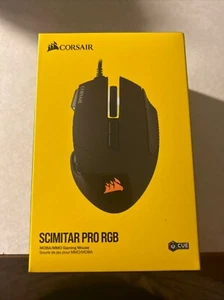 NEW Corsair SCIMITAR Pro RGB (CH-9304011-NA) Wired Gaming Mouse MOBA / MMO - Afbeelding 1 van 2