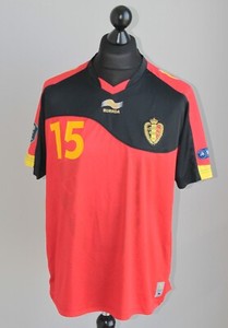 Red Devils national team home football shirt 2011 #15 Defour Burrda Sport Size L