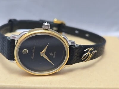 Maurice Lacroix Reloj Mujer Cuarzo Hecho en Suiza Oro 18k Galvanizado Funciona Foto 1 de 4