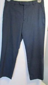 NEW Men's 36" x 28" Stafford Super Blue Birdseye Classic Fit Stretch Pants JCP - Picture 1 of 7