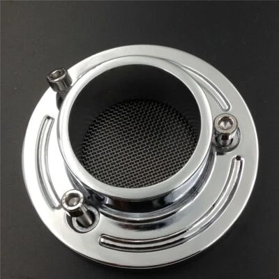 Punta de alimentación de salida de escape para ATV Polaris Predator Outlaw 500 cromada Foto 1 de 4