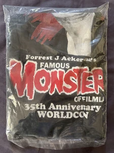 CAMISETA Famous Monsters Of Filmland 35 Aniversario 1993 Worldcon XL Nueva - Imagen 1 de 6