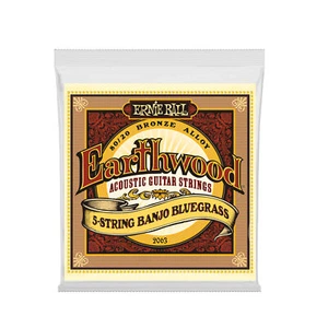 Ernie Ball Earthwood 5-String Banjo Loop End 80/20 Bronze Banjo Strings 9-20 - Picture 1 of 1