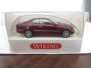WIKING 221 01 MERCEDES BENZ CLK COUPE model is PLASTIC - HO or 1:87 scale