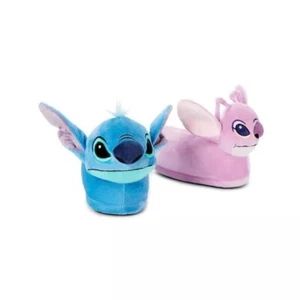 Officially Licensed Disney Lilo & Stitch and Angel Unisex Adult Plush Slippers - Picture 1 of 4