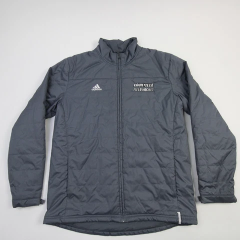 Louisville Cardinals adidas Climastorm Winter Jacket Men's Gray Used Cover