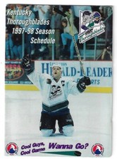 1997-98 Kentucky Thoroughblades AHL Hockey Schedule !!! Fifth Third Bank