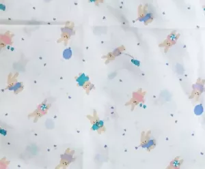 Globos de conejito antropomórficos de colección material de tela Pascua Cottagecore caprichoso - Imagen 1 de 4