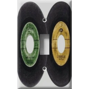 SnazzySwitch Schallplatten Deko Lichtschalter Plattenabdeckung - Bild 1 von 24