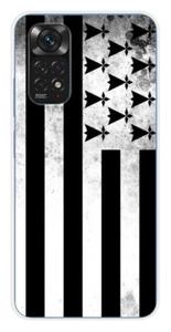 Coque en silicone imprimée compatible Xiaomi Redmi Note 11 4G Drapeau Bretagne - Picture 1 of 3