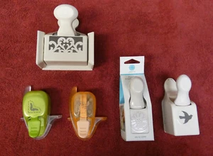 Martha Stewart x3 & EK Success x2 Paper Punch Lot - Picture 1 of 2