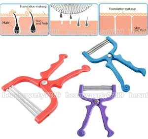 Facial Hair Remover Manual Hair Removal Epilator Shaving for Women Red ▫ - Picture 1 of 17