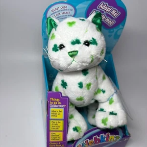 Webkinz Trébol Gato, Nuevo con Código Precintado, Día de San Patricio, Regalo San Valentín - Imagen 1 de 11