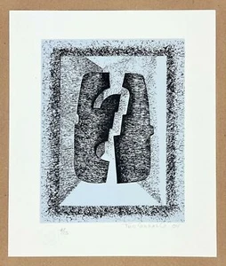 TED CARRASCO Bolivianischer Bildhauer Künstler Original Signiert Limited Edition - Bild 1 von 2