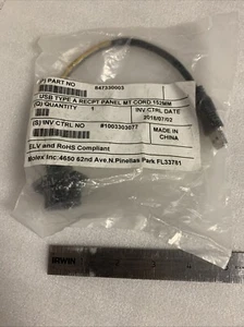 Molex USB TYP A RECPT PANEL MT KABEL 152 MM Teil # 847330003 - Bild 1 von 11