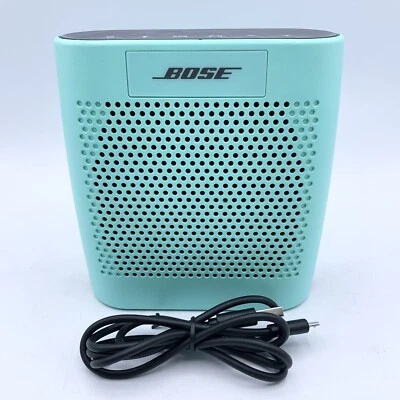 BOSE Soundlink Color Model 415859 Bluetooth Portable Speaker Mint Green Tested - Image 1 of 4