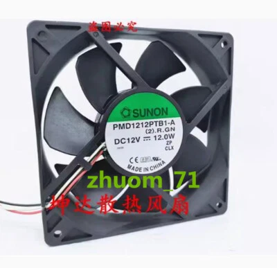 1PC SUNON PMD1212PTB1-A(2)R.GN 12V 12W 12cm Silent cooling fan - Image 1 of 4