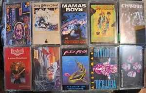 10 Cassette Metal Lot - Chastain, Jack Starr,Anacrusis,Alex Massi, Skyclad.. - Picture 1 of 10