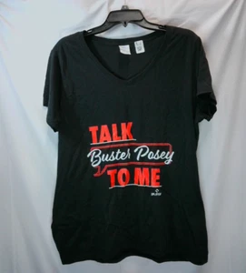 Fan Favorites MLB San Francisco Giants Talk Buster Posey To Me Womens T-Shirt XL - Picture 1 of 2