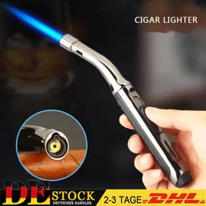 Sturmfeuerzeug Turbo Feuerzeug Outdoor black schwarz JET FLAME Torch gummiert - Bild 1 von 12