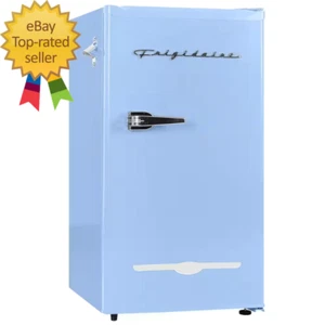3.2 Cu. Ft. Retro Vintage Compact Mini Fridge in Blue - Picture 1 of 2