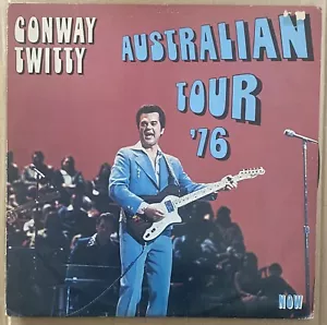 CONWAY TWITTY Australian Tour '76 LP Vinyl Record - Picture 1 of 2