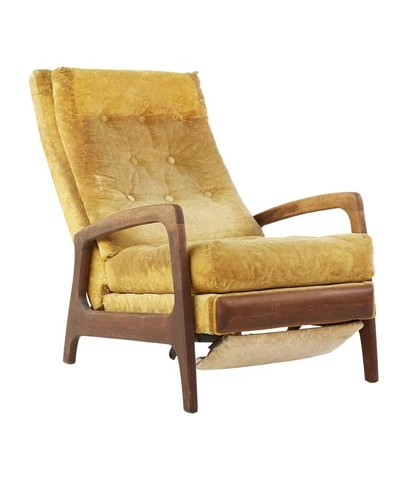 Adrian Pearsall for Craft Associates Mid Century Walnut Recliner Cover