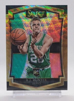 2015-16 Panini Select Rookie R.J. Hunter Tri-Color Red Green Prizm #129 RC - Image 1 of 2
